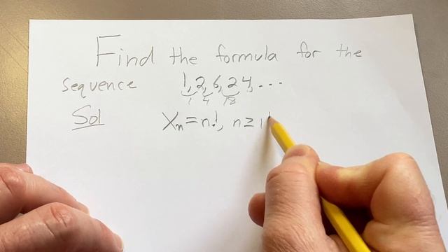 Find the nth Term of the Sequence 1, 2, 6, 24, ... смотреть онлайн