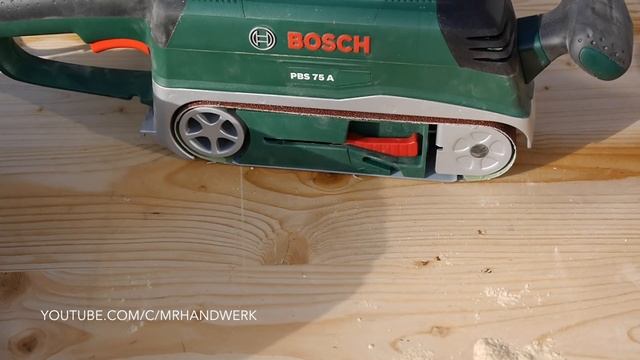 Bandschleifer Bosch PBS 75A Im Test