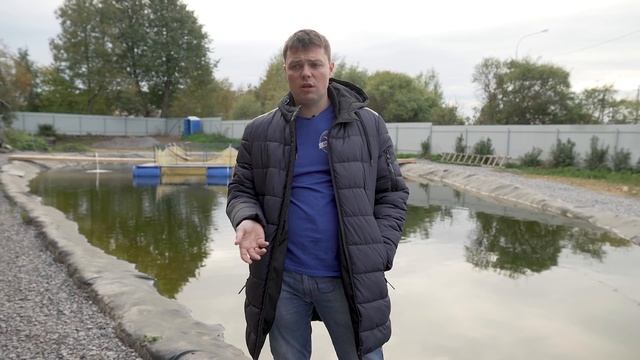 Пруд АкваФерма Водоём для осетра смотреть онлайн