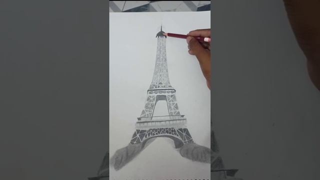 how to draw Eiffel tower смотреть онлайн