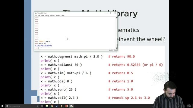DO MATHS WITH PYTHON | HOW TO USE THE MATH LIBRARY | INTRODUCTION PYTHON TRIGONOMETRY AND RADIANS смотреть онлайн