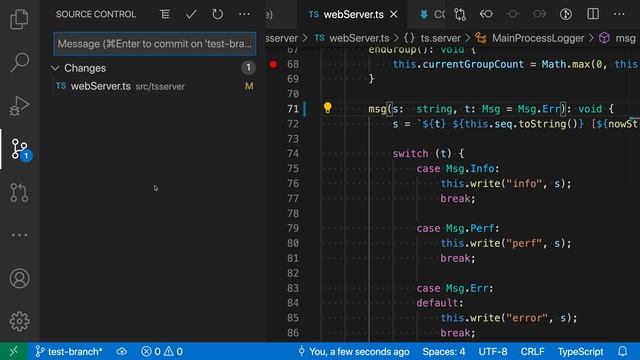 VS Code tips — Commit message history смотреть онлайн