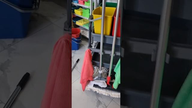 Тележки для уборки с вёдрами 25л. производство Турция. смотреть онлайн