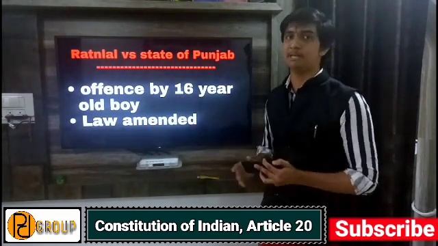 Article 20 of Constitution of India | In hindi | with case law | pd group | Aditya dashorai смотреть онлайн