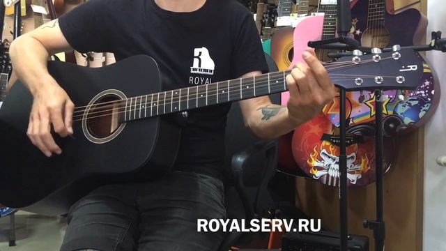 Акустическая гитара ROCKDALE Aurora D3 BKST смотреть онлайн