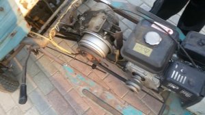 мотороллер с двигателем от мотоблока