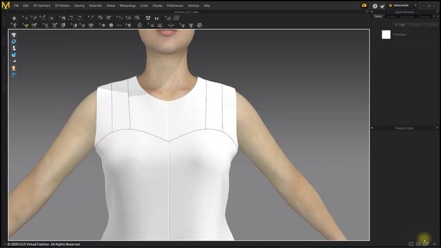 Marvelous Designer 9.5: Shirring Dress смотреть онлайн