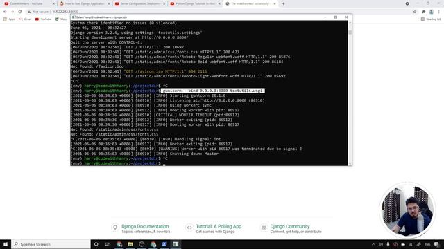 How deploy a Django application using Nginx & Gunicorn in Production смотреть онлайн