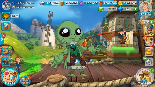 Hustle Castle Галактический переполох Смотрим новые руны и артефакт Открываем 700 коллекций!! смотреть онлайн