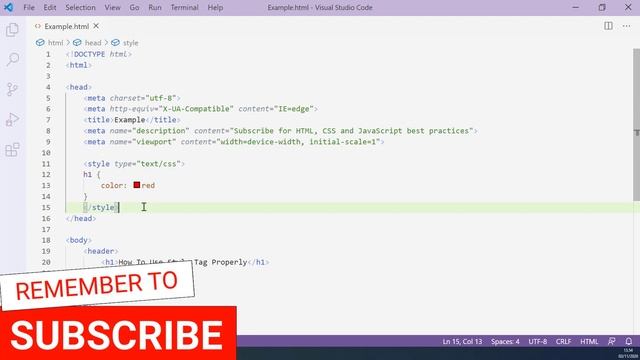 Master How To Use Style Tag and Style Tag With Media Attribute in HTML смотреть онлайн