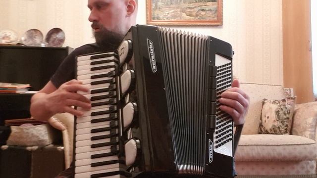 Аккордеон Weltmeister Stella с сурдиной. Размер 4/4. Полный. смотреть онлайн