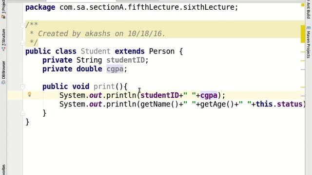 OOP Theory, Section B, Sixth Lecture смотреть онлайн