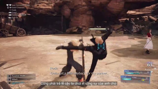 [Vietsub] Final Fantasy VII Remake | Boss Rude смотреть онлайн