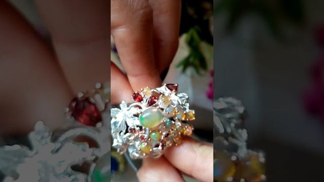 Люксовые кольца?. Ручная работа # Скидки ?#Украшения из серебра 925 смотреть онлайн