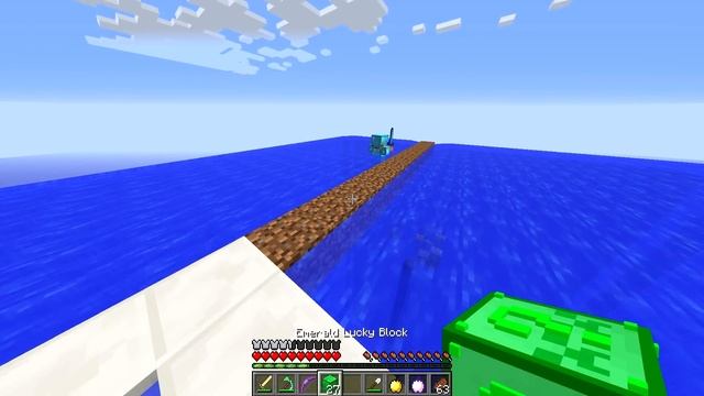 ВЫЖИВАНИЕ НА ОДНОМ ЭМЕРАЛЬДОВОМ ЛАКИ БЛОКЕ, ВЫЖИВАНИЕ С ЛАКИ БЛОКАМИ №1 смотреть онлайн