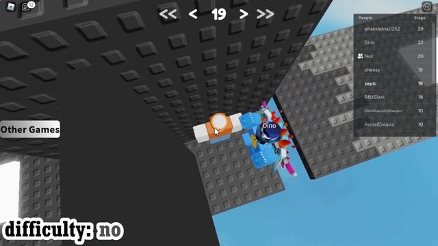 Noob's Glitch Per Difficulty Chart Obby STAGES | 1 - 28 смотреть онлайн