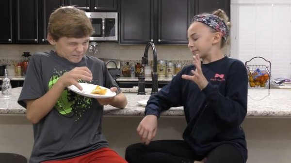 ICE CREAM SANDWICH CHALLENGE | We Are The Davises