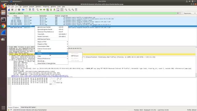 Investigating NIDS Alerts and Configuring Snort to run within Wireshark смотреть онлайн