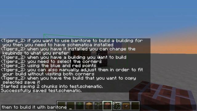 minecraft how to build with baritone смотреть онлайн