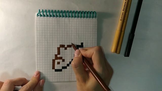 КАК НАРИСОВАТЬ ПИКСЕЛЬНУЮ РЫБУ В MINECRAFT #pixelart