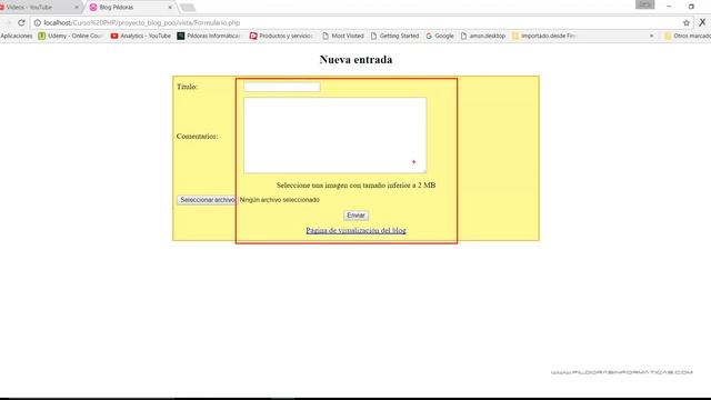 Curso PHP MySql. Creación de blog VII con POO. Vídeo 95 смотреть онлайн