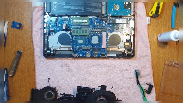Чистка ноутбука Xiaomi Mi Gaming Laptop 2019 с видеокартой RTX2060 6GB