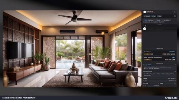 Easiest Interior Design Ai Model | Open Source Free