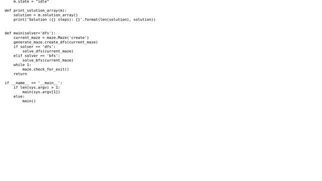 Code Review: Searching a maze using DFS and BFS in Python 3 смотреть онлайн