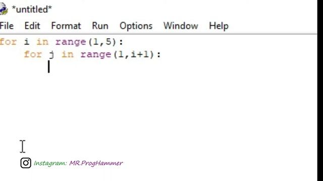 (8). Star Pattern Program in Python for students || python tutorial for beginners || MR.ProgHammer смотреть онлайн