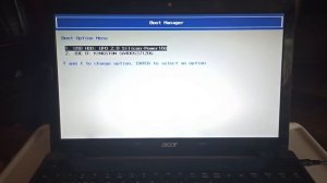 Как зайти и запустить BOOT menu на ноутбуке ACER для загрузки с ФЛЕШКИ