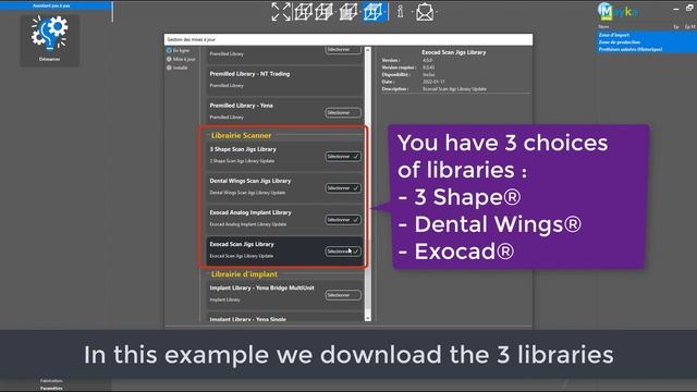 Lesson 14 - How to download,for your scanner, libraries from Mayka Dental 6 ? смотреть онлайн