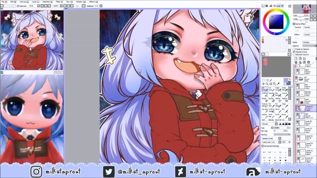【SAI Speedpaint】Commission ★ Maplestory2 Icon смотреть онлайн