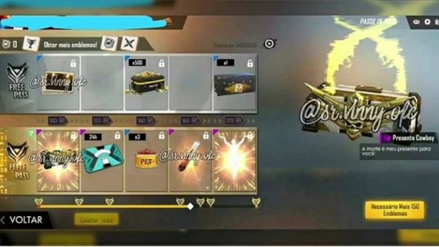 ЧТО ПРОИСХОДИТ ПОКАЗАЛ КОВБОЙСКИЙ ПРОПУСК В free fire / ФРИ ФАЕР смотреть онлайн