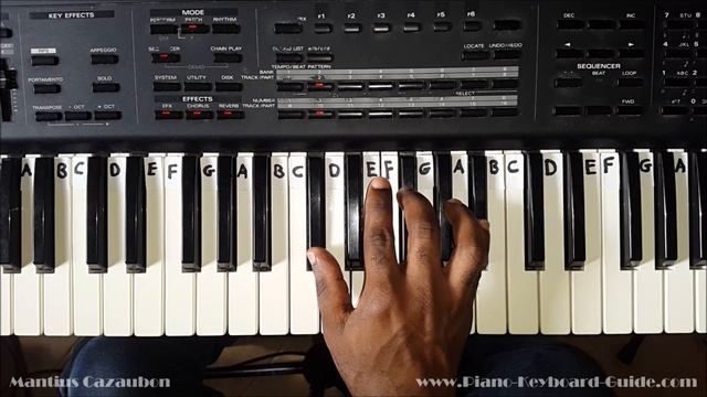 How to Play the F Sharp Major Chord - F# - on Piano and Keyboard смотреть онлайн