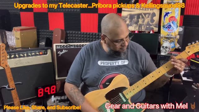 Telecaster Upgrades…Pribora Pickups & Kellingsound88