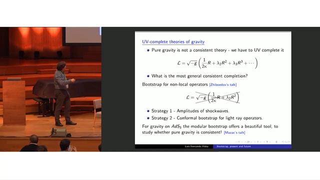 Luis Fernando Alday - Bootstrap, present and future смотреть онлайн
