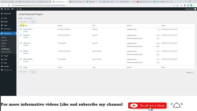 How to install WordPress | Install New theme upload zip File | import demo content смотреть онлайн