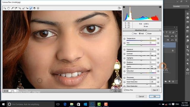 Retouching in Camera Raw 2020 new secret trick in photoshop || Dada creation смотреть онлайн