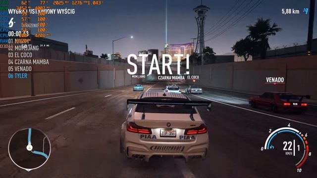 Need for Speed Payback [Palit GTX 1060 6GB + i5 3570K OC] [1080p Ultra] смотреть онлайн
