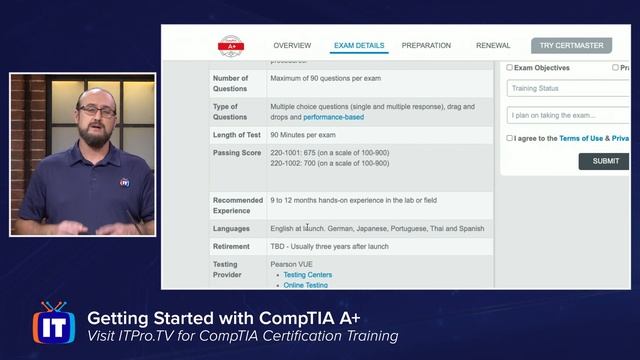 Getting Started with CompTIA A+ Certification Exam смотреть онлайн