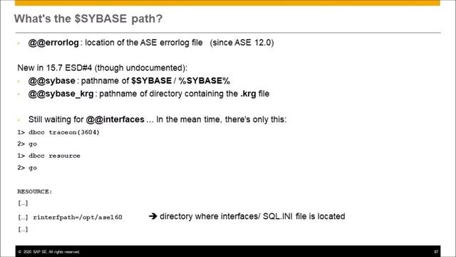 SAP ASE 16 Webinar - Part 1: Tips Tricks & Little Known Features смотреть онлайн