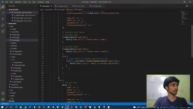 PHP MVC Framework - #17 - Building a Social Network - Sign up form validations смотреть онлайн