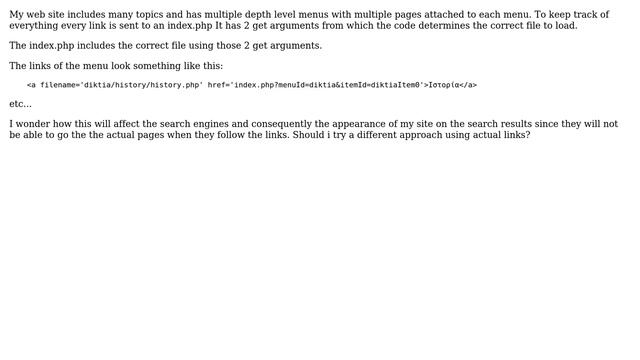 Webmasters: Dynamic page loading frpm php and search engines смотреть онлайн