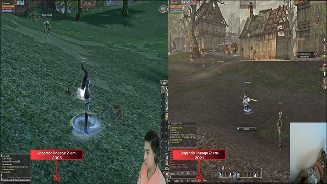 Lineage 2 jogador de 2005 e jogador de 2021 #lineage2#mmo смотреть онлайн