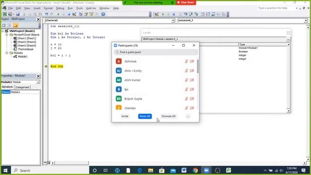 Excel VBA Session Variables 4.2 смотреть онлайн