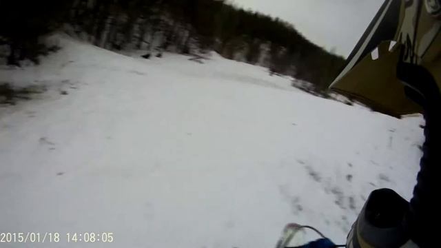 Зимние покатушки и очередное падение kayo 140 смотреть онлайн