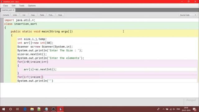 Insertion Sort - Core Java || With BlueJ смотреть онлайн