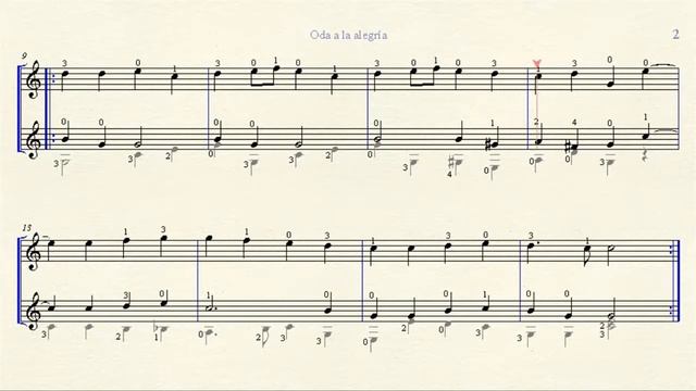 Chamber Music # 61 "Ode to Joy" by Beethoven. Classical Guitar Pedagogy смотреть онлайн