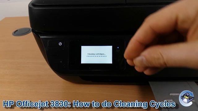 HP Officejet 3830: How to do Printhead Cleaning Cycles and Improve Print Quality смотреть онлайн
