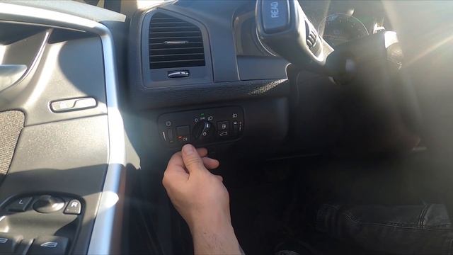 How To Enable Or Disable Rear Anti-fog Lights In Volvo XC60 I ( 2008 – 2017 ) - Use AntiFog Lights